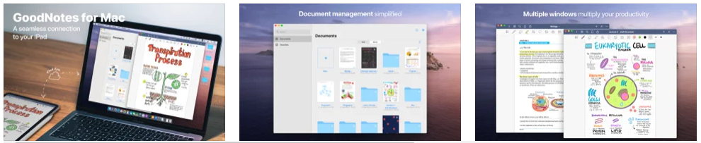 It is an application. Support for iPhone, iPad and iPod is available. Work together on your notes. Work with the same features as the iPad version of GoodNotes on your Mac… The App Store