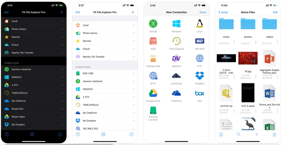 For your iPhone or iPad tablet, get the latest version of the FE File Explorer Pro app [2022]. On Android and iOS, FE File Explorer is a sophisticated file manager.