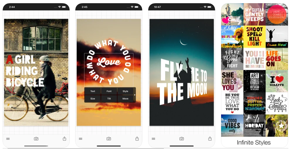 Phonto is a straightforward app that allows you to add text to images. iPad and iPhone versions are available. Darkroom, with its deep integration into all of iOS and iPadOS's latest features, sets the bar for high-end mobile editing.