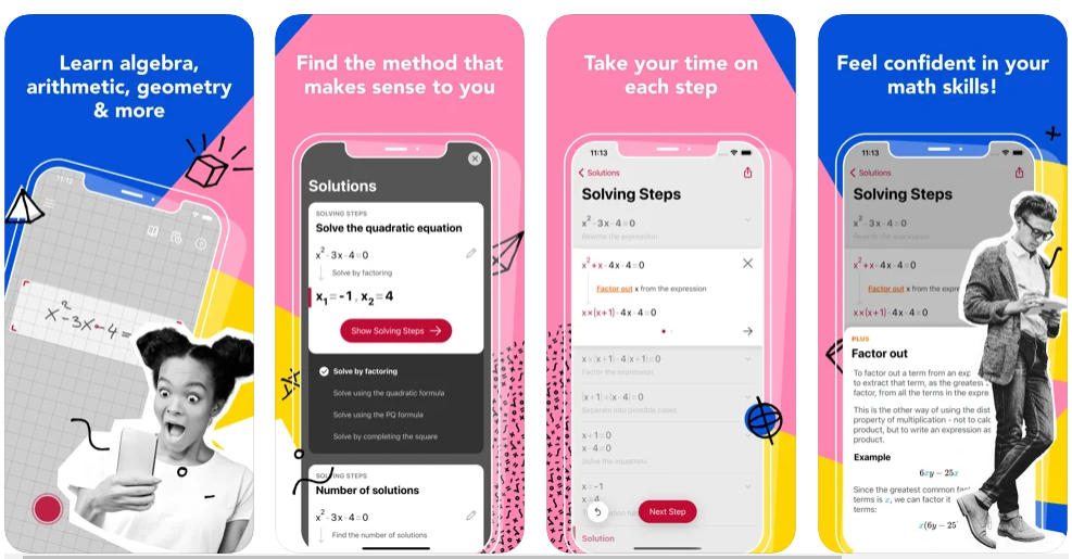 To solve, simply point and shoot. PhotoMath is the most intelligent camera calculator in the world! Simply point your camera at a mathematical expression.