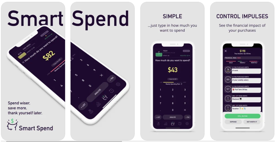 Smart Spending: Cost Calculator… Smart Spend is an innovative approach to budgeting. It enables you to quickly determine whether a purchase is truly worthwhile given your current financial situation and the things you value.