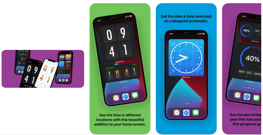 Open the app and marvel at its enormous main clock. If you're looking for an impressive clock widget app for your iPhone, McClockface is something you should definitely try.