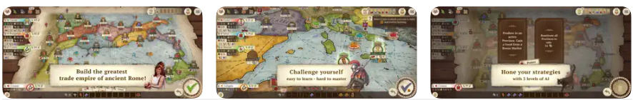 Concordia: Digital Edition is a turn-based strategy game in which 2 to 6 players compete for wealth and influence. Concordia: Digital Edition is an enhanced edition that fully captures the gameplay mechanics of the game's original tabletop version.