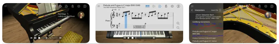 To play a virtual piano keyboard, use a computer keyboard, mouse, or touch screen. With our virtual piano, you can play piano online using a computer keyboard and a real piano key layout.