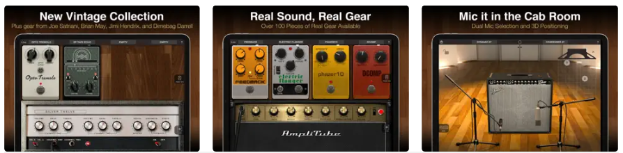 The new Amplitube app includes everything a mobile musician needs to practice, teach, perform live, and record on the fly. Connect your guitar to your iPhone®/iPod touch®/iPad using an iRig or iRig STOMP interface, and then use iRig MIDI to control AmpliTube with your floor controller.