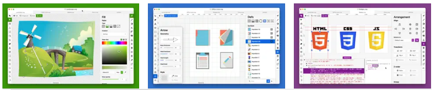 Another cool thing you can do with SVG and CSS is to animate objects or elements… Vectors of the McLaren logo. Vector Graphics Editor with Scalability… The goal of the Boxy SVG project is to create the best tool for editing SVG files.
