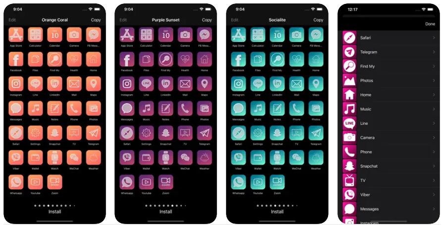 Icons Manager is an application that contains various sets of custom icons for various popular applications in a specific style. Manager icons in a variety of UI design styles for web and mobile.