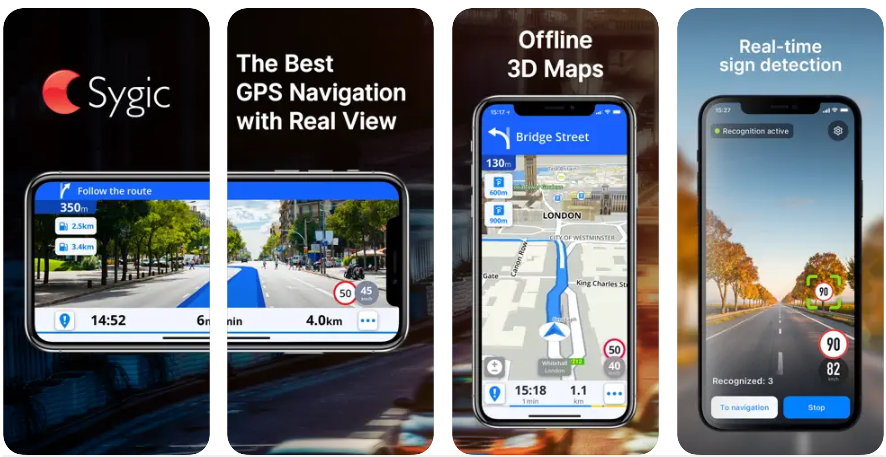 Sygic GPS Navigation & Maps, Offline Maps, and CarPlay are all available. Sygic GPS Navigation & Maps is the world's most popular offline GPS navigation app, powered by TomTom Maps.