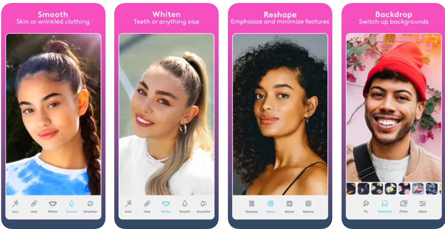With the world's best editor, you can easily edit photos and videos! This app is a lot of fun and versatile; there's a lot you can do with it and a lot of editing options. Lightricks' Facetune2 Editor, Photo & Video Editing, Find the Perfect Filter.
