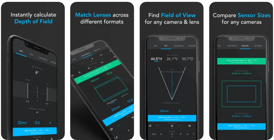 The most user-friendly film and photo calculator for iOS. f8 is the most efficient and user-friendly tool for all photographic calculations: Find corresponding focal lengths and apertures for various formats with ease.