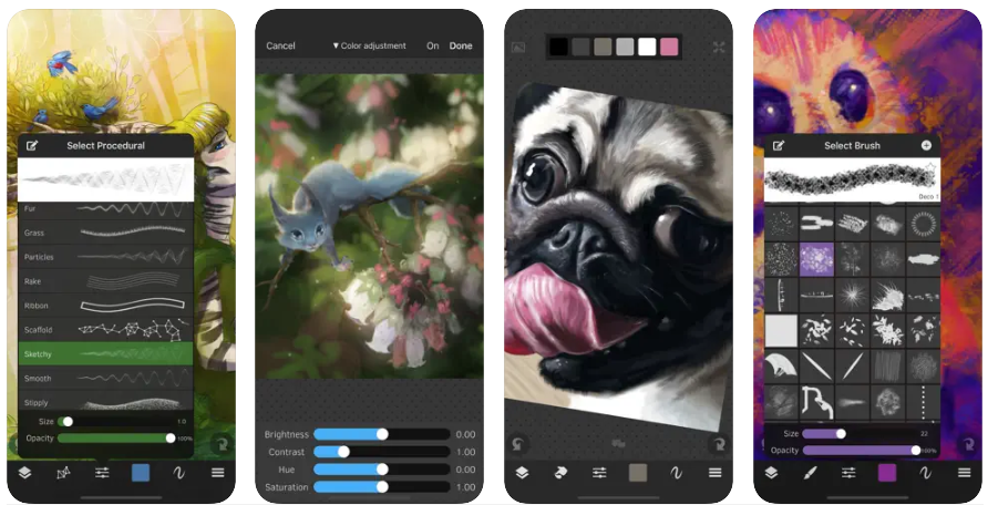 The Sketch Club app for iPhone and iPad is a fantastic resource for any aspiring or professional artist. When you launch SketchClub, you will see your gallery (past projects).