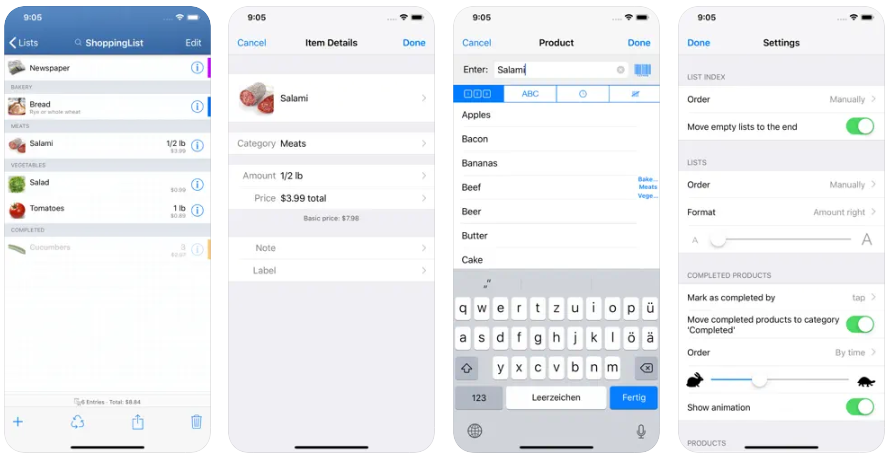 Welcome! You're one step closer to creating your shopping list. Make your shopping list as easy to manage as possible! A quick and efficient app with a Material Design. ShoppingList was the first and is still one of the most popular iPhone shopping list apps.