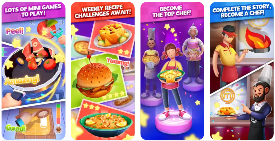 Show off your culinary skills in MasterChef: Let's Cook! A one-of-a-kind, exciting, and fast-paced cooking competition game awaits you! MASTERCHEF: LET'S COOK! is loosely based on FOX's MasterChef competitive cooking show.