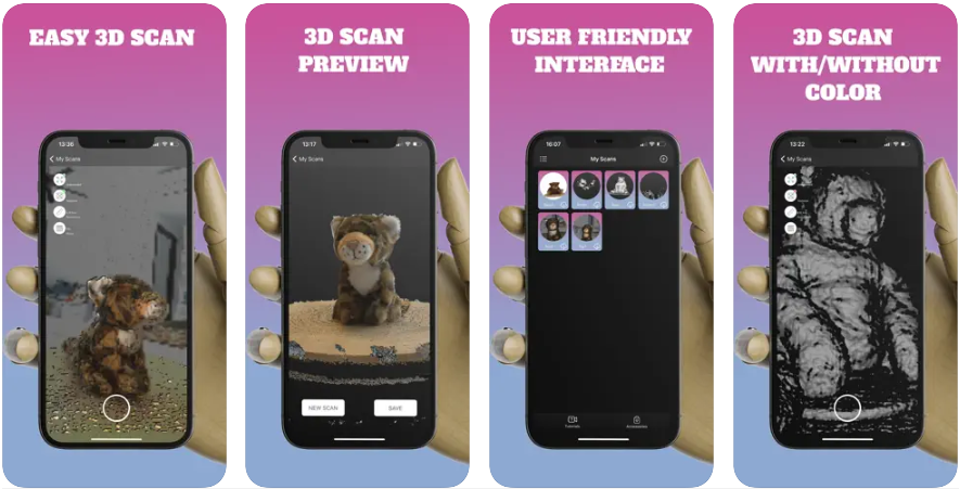 Polycam is the most popular 3D capture app for Android! With any Android device, you can create high-quality 3D models from photos. Canvas 3D scanner app, Heges 3D scanner app, itSeez3D 3D scanner app, Polycam Qlone 3D scanner app, Scandy Pro 3D scanner app