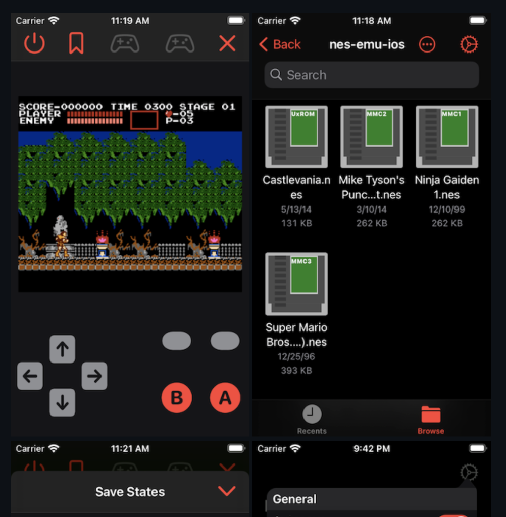 An NES emulator written in Swift for iOS / iPadOS / macOS / tvOS. The NES emulation code is heavily based off of fogleman's N